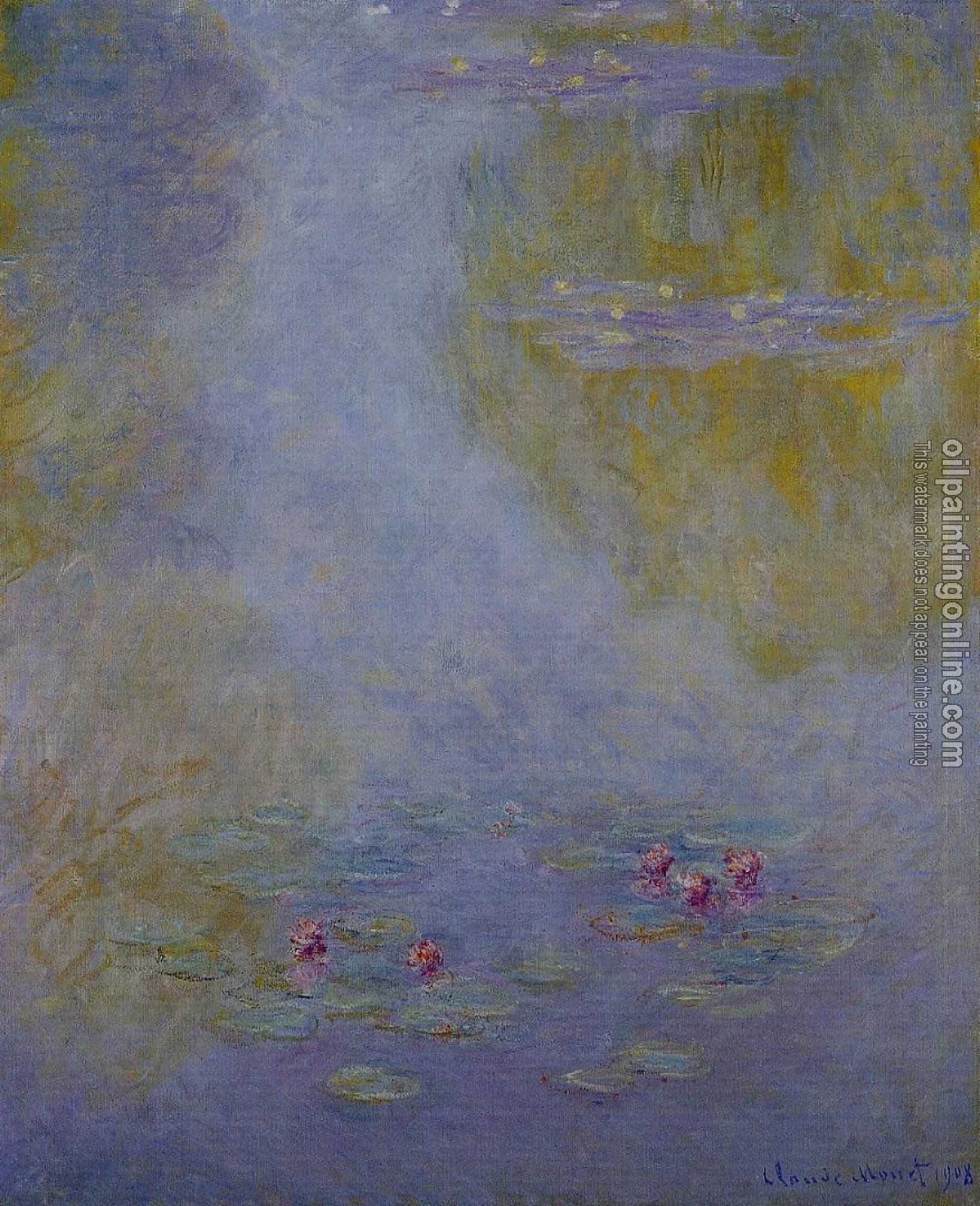 Monet, Claude Oscar - Water Lilies
